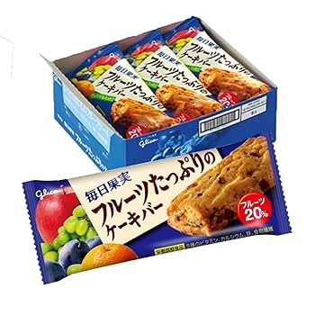 江崎グリコ - 毎日果実 フルーツたっぷりのケーキバー(1本入) Amazon.co.jp: グリコ 毎日果実 フルーツたっぷりのケーキバー 1